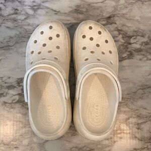 Crocs Classic Platform Clog White | Women’s Size 9